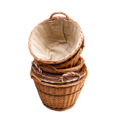 Корзины и кашпо плетеные