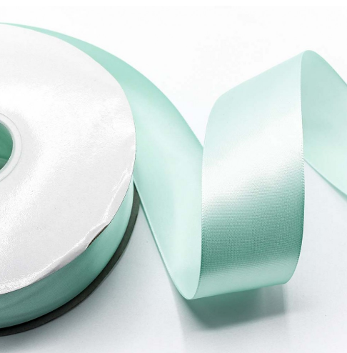 ЛЕНТА АТЛАСНАЯ (ПОЛИЭСТЕР) КЛАСС А 5 СМ*100 ЯРД БИРЮЗОВЫЙ