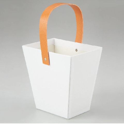 Коробка под цветы 13,1x9х11Н см, 1шт., белый