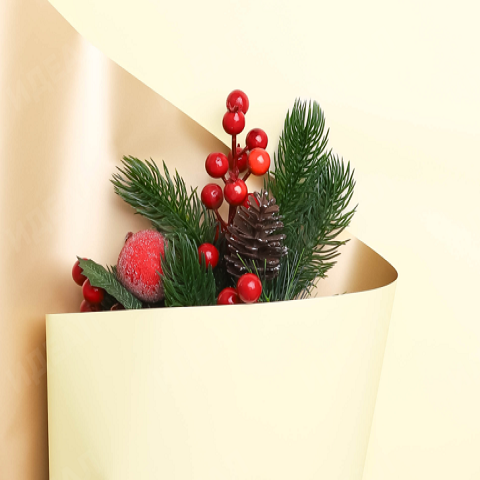 Пленка матовая 65мкм 58см х 10м Золото кремовый