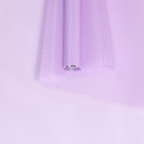 Пленка цветная Плиссе 70см сиреневый светлый