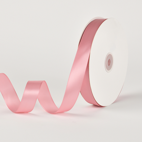 Лента атласная полиэстер 2,5см*80 ярдов, викторианская роза (5шт./упак.)