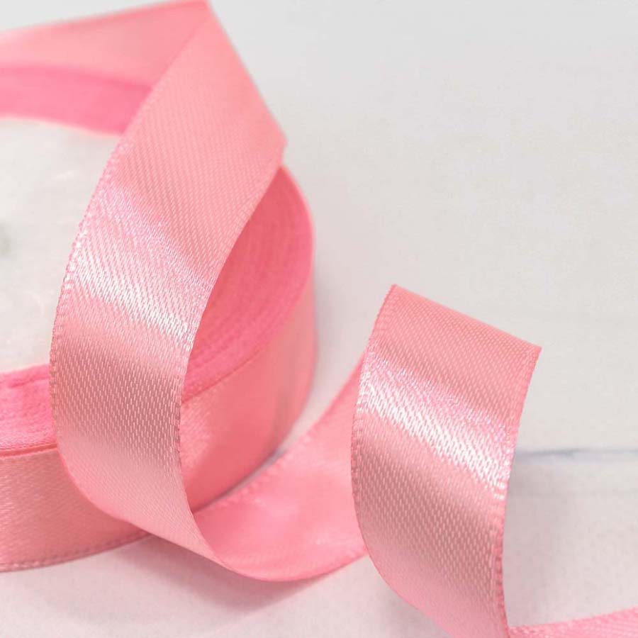 Лента Атласная Сатин 2см*25ярд Розовый-04