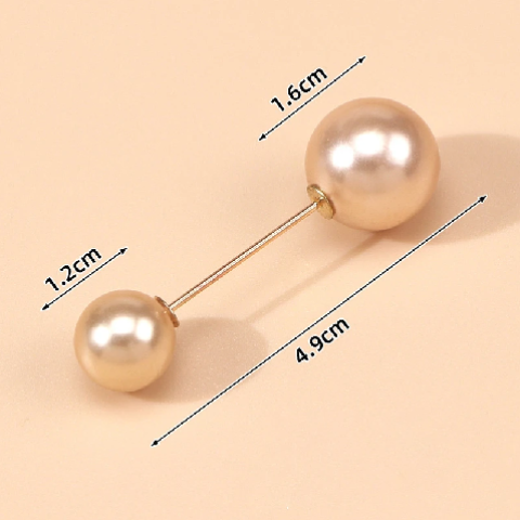 Набор булавок флористических 1,2/1,6 см * 4,5см, 10шт/упак, шампань