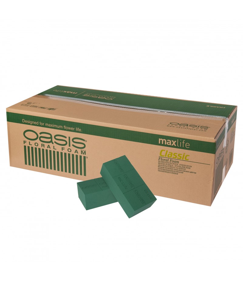 Флористическая пена OASIS® CLASSIC FLORAL FOAM 1 упаковка 35 шт (для срезанных цветов)