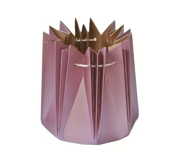 Аквабокс из ламинир. картона D 16,5 см розовый