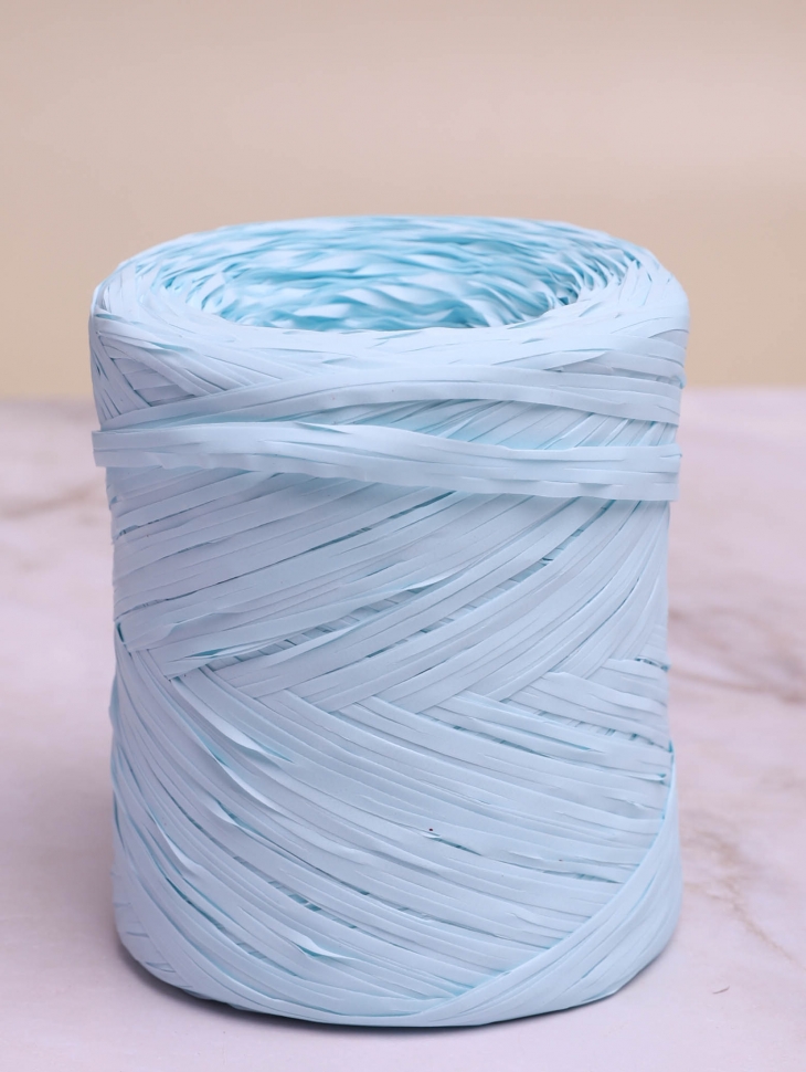 Рафия синтетическая 200 м PL 30 голубая