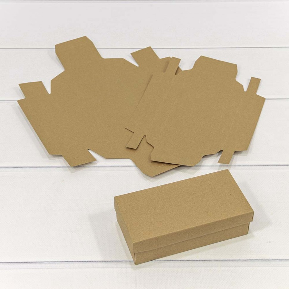 Коробка Прямоугольная 14*7*4 сборная Крафт