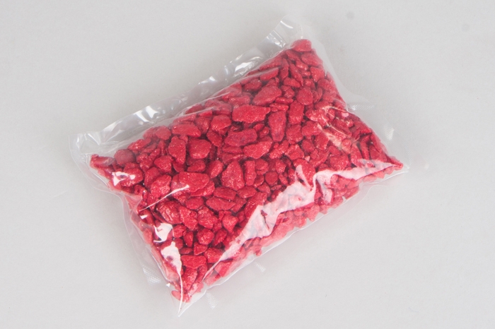 Грунт цветной 200 г 5-10 мм розовый