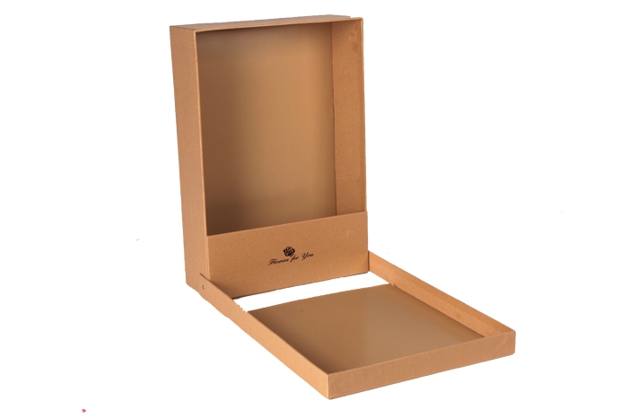 Коробка для цветов Прямоугольная 39*25*9 см бежевый