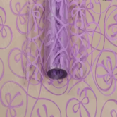 Пленка цветная 60см Бантики сиреневый светлый