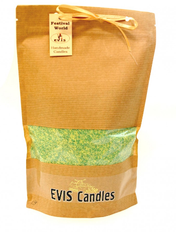 СВЕЧА НАСЫПНАЯ В ГРАНУЛАХ В ДОЙ-ПАКЕ С 12 ФИТИЛЯМИ 360 Г ЛИМОН+ЛАГУНА