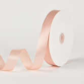 Лента атласная полиэстер 2,5см*80 ярдов, персиковый (5шт./упак.)