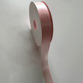 Лента атласная полиэстер 2,5см*80 ярдов, св.-розовый (3шт./упак.)