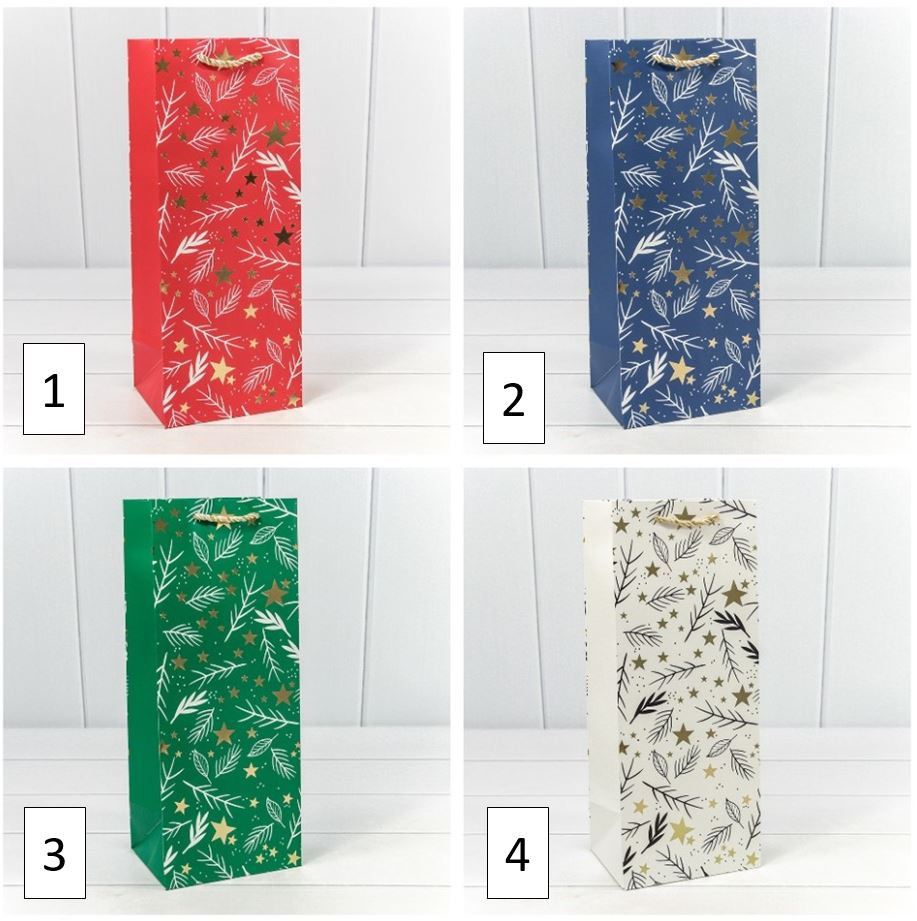 Пакет подарочный "Новый год" (микс 433) 14*35*11