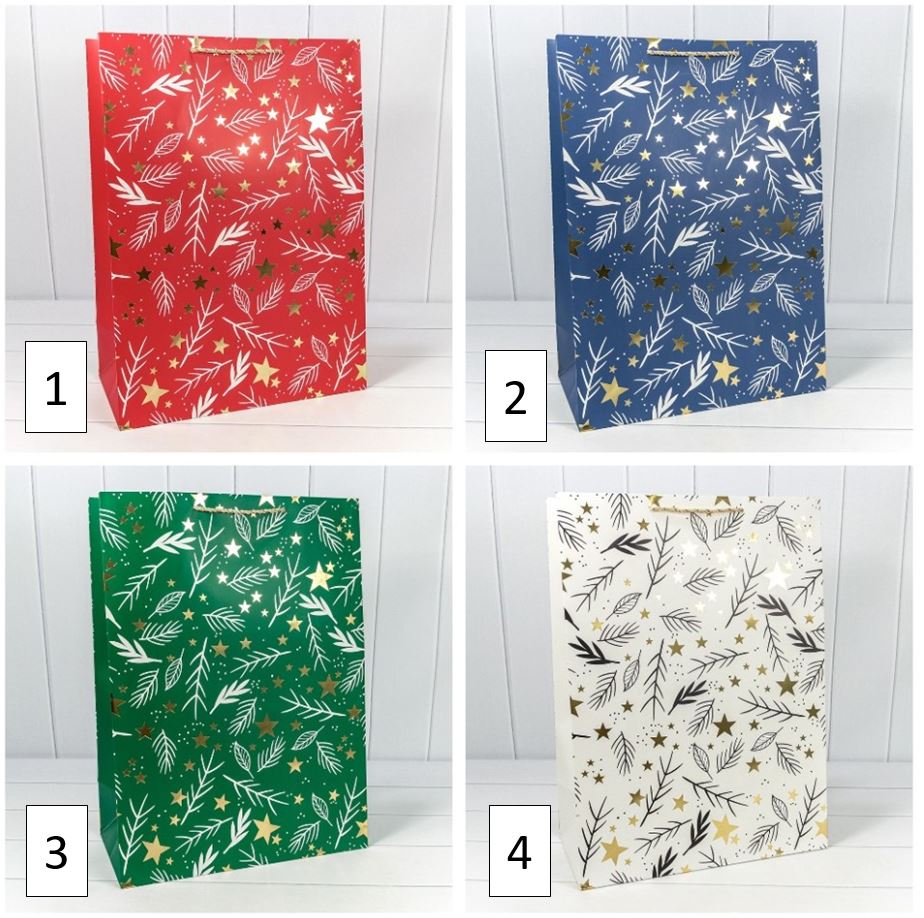 Пакет подарочный "Новый год" (микс 433) 40*55*20