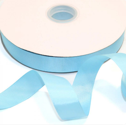 ЛЕНТА РЕПСОВАЯ 2,5 СМ*100 ЯРД ГОЛУБОЙ