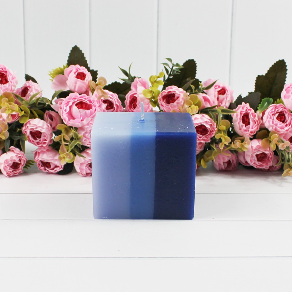 СВЕЧА ПАРАФИНОВАЯ ПОДАРОЧНАЯ ТРЕХЦВЕТНАЯ ПАГАНИНИ-1