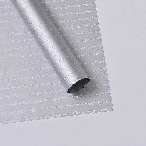 ПЛЕНКА МАТОВАЯ 50 МКМ ПИСЬМО 0,58*10 М СЕРЕБРЯНЫЙ