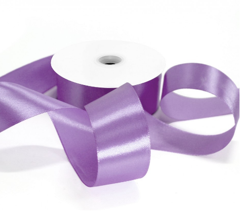 ЛЕНТА АТЛАСНАЯ САТИН 3,8 СМ*50 ЯРД СИРЕНЕВЫЙ