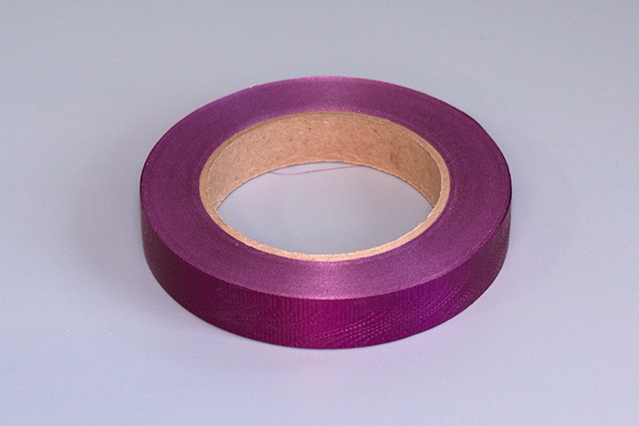 Лента простая 2 × 50 РД вишневая