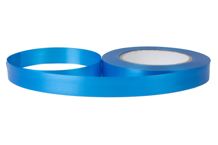 Лента простая 2 × 50 однотонная гладкая РД синяя