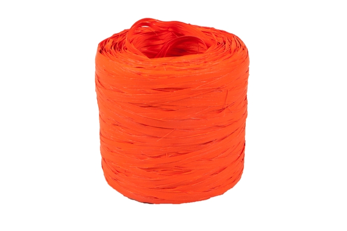 Рафия синтетическая 200 м PL 10 оранжевая