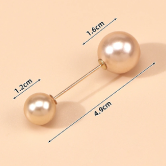 Набор булавок флористических 1,2/1,6 см * 4,5см, 10шт/упак, шампань