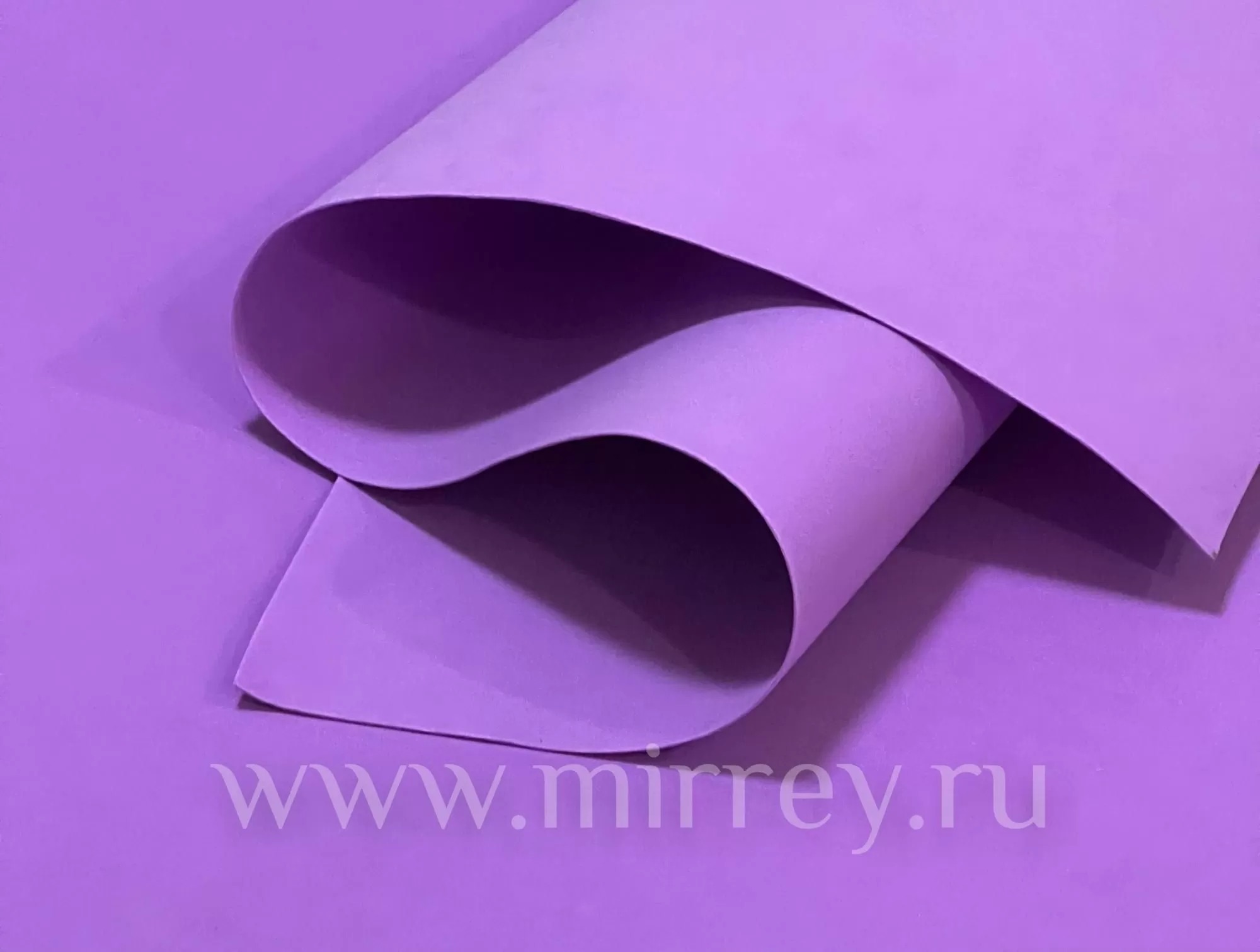 Китайский фоамиран "Зефир" 1 мм. 60 х 70 см. 10 лист./упак, лиловый