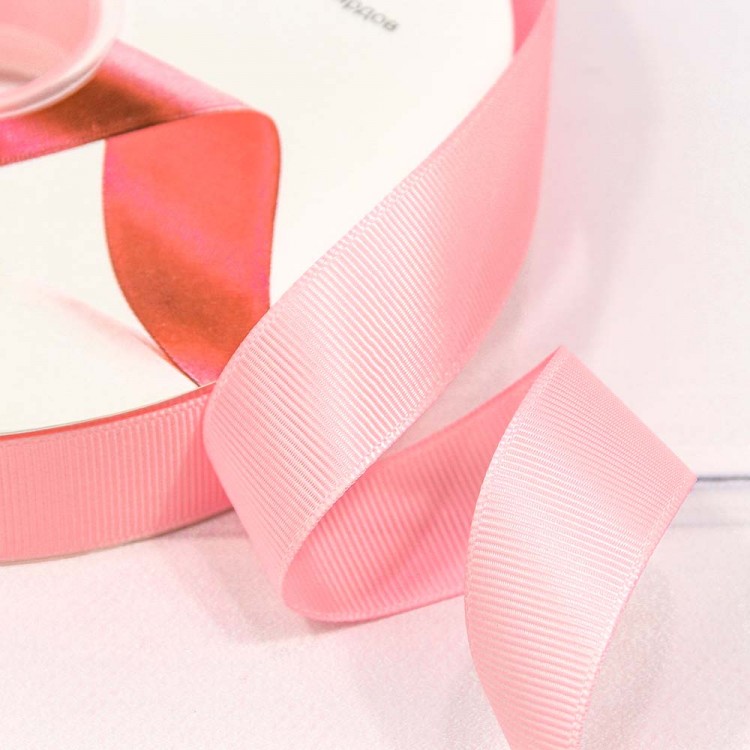 Лента Репсовая 2,5см*100ярд Розовый