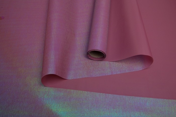 Пленка матовая 60 см × 5 м хамелеон мерцающий винный