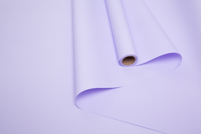 Пленка матовая Пастель 58 см × 10 м на втулке, глициния РЦ