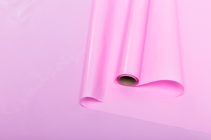 Пленка матовый Лак двухсторонняя 70 см × 10 м розовый