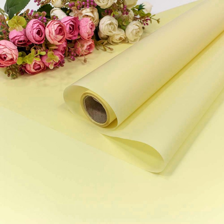 Плёнка 0,58*10м матовая однотонная 50мкм Бежевый-2