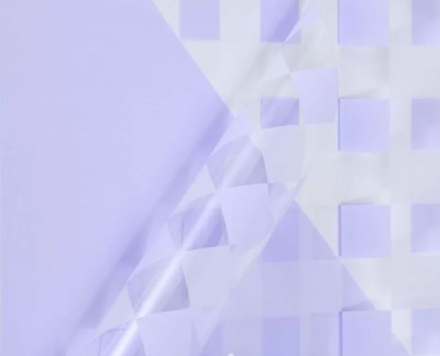 Упак. материал флористическая пленка "Квадро", 58 см × 58 см, 20 листов/упак, сиреневый