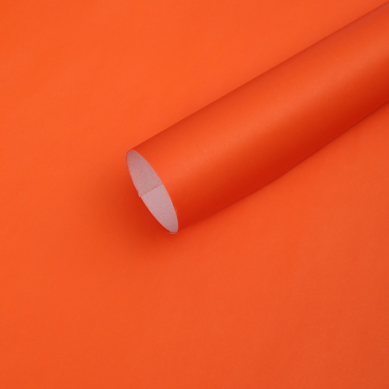 Упак. материал флористическая пленка "Мечта", 65 мкр, 57 см х 10 м, оранжевый