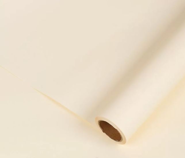 Упак. материал флористическая пленка "Самая нужная", 55 мкр, 58 см × 10 м, шампань