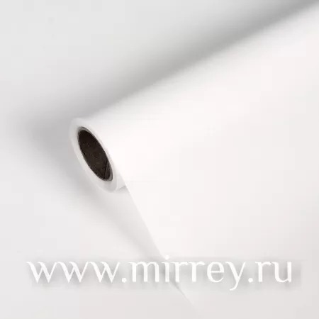 Упак. материал флористическая пленка "Vogue" 50 мкр, 60 см х 10м, белый